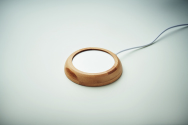 Logotrade mainoslahjat kuva: Bambuinen mukilämmitin USB:llä