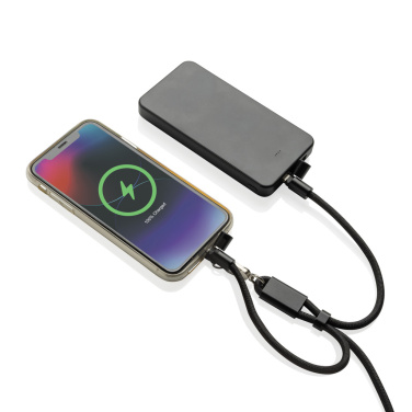 Logotrade liikelahja mainoslahja kuva: LoopAmp RCS RPET - puhelinrannehihna 60 W:n kaapelilla