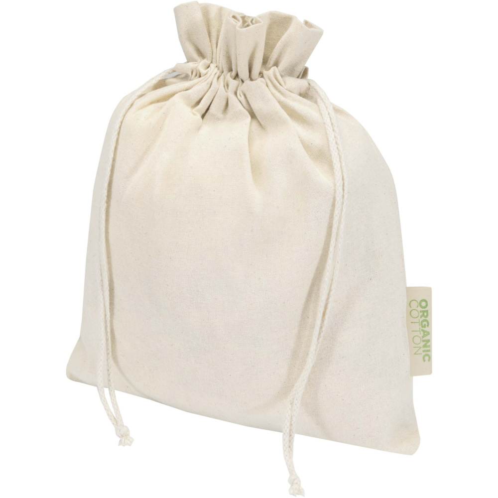 Logotrade liikelahjat mainoslahjat tuotekuva: Odisha 140 g/m²:n OCS-sertifioitu lahjapussi – 30 x 25 cm