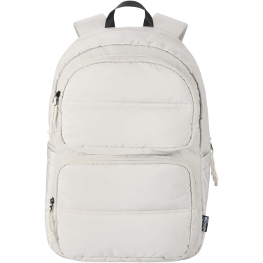 Logotrade mainoslahja tuotekuva: Puffer 15,6" tuuman GRS-kierrätetty reppu kannettavalle tietokoneelle, 18 L