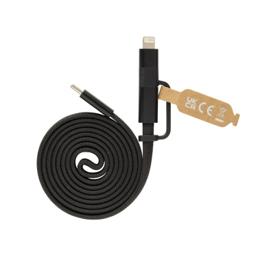 Logo trade liikelahjat tuotekuva: Arc RCS-kierrätetty 60 W 2-in-1 magneettinen kaapeli
