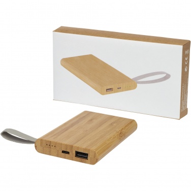 Logotrade dovana nuotrauka: Tulda 5000 mAh bambuko maitinimo blokas