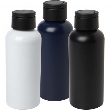 Logotrade verslo dovanos nuotrauka: Trinity 600 ml RCS sertifikuotas perdirbto aliuminio vandens butelis su RPET dangteliu