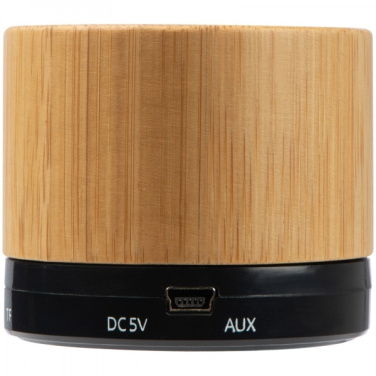 Logotrade dovana nuotrauka: Bambukinė bluetooth garsiakalbis FLEEDWOOD