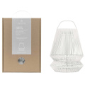 Originalhome Lampion perdirbtas nešiojamas šviestuvo gaubtas, Šviesiai pilka