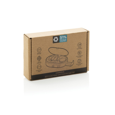 Logotrade dovana nuotrauka: „Chargevix RCS“ plastikinis daugiafunkcis 60 W įkrovimo rinkinys