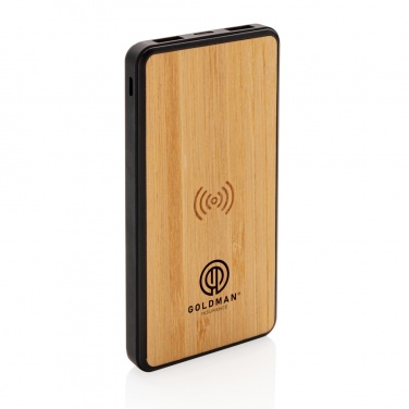 Logotrade biznesa dāvanas foto: RCS pārstrādātās plastmasas 8000 mAh bezvadu barošanas banka