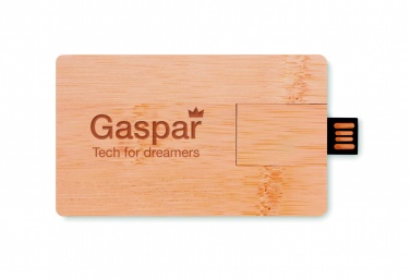 Logotrade ziemassvētku dāvanas foto: 16 GB bambusa korpuss, USB