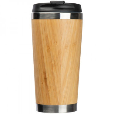 Logotrade dāvanas foto: Nerūsējošā tērauda krūze BAMBOOGARDEN 400 ml