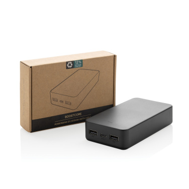 Logotrade biznesa dāvanas foto: Boostcore RCS otrreizējās plastmasas barošanas bloks 20 000 mAh USB C