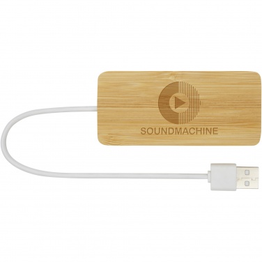 Лого трейд pекламные подарки фото: USB-концентратор Tapas из бамбука