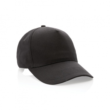 Лого трейд бизнес-подарки фото: Кепка Impact 5 panel 190gr из переработанного хлопка с трассером AWARE™