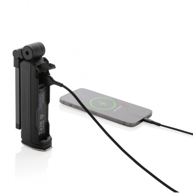 Лого трейд бизнес-подарки фото: Gear X RCS rPlastic USB-перезаряжаемый рабочий фонарь