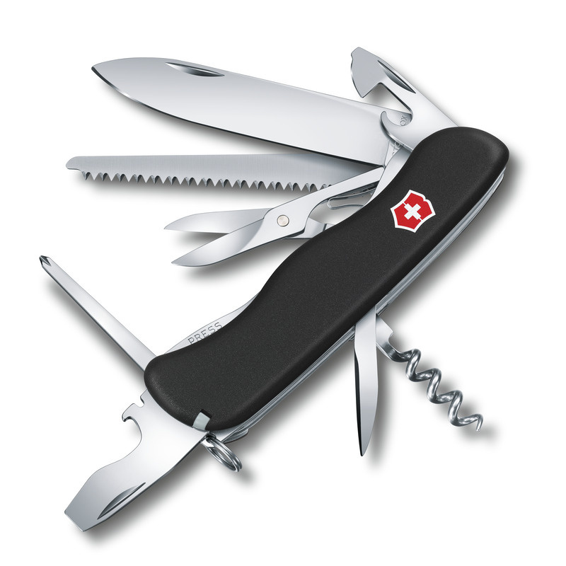 Лого трейд бизнес-подарки фото: Карманный нож Outrider Victorinox