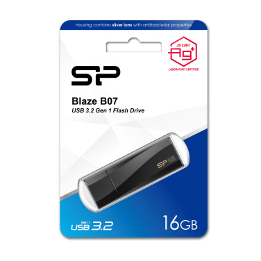 Логотрейд pекламные продукты картинка: Флешка SILICON POWER BLAZE - B07 3.2 16 ГБ