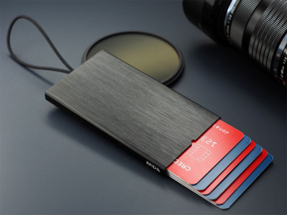 Логотрейд бизнес-подарки картинка: Держатель кредитной и визитной карт RFID 126615500