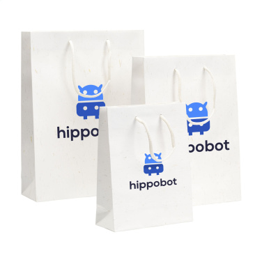 Логотрейд бизнес-подарки картинка: Сумка Leaf It Bag из переработанных соломенных волокон (180 г/м²) S