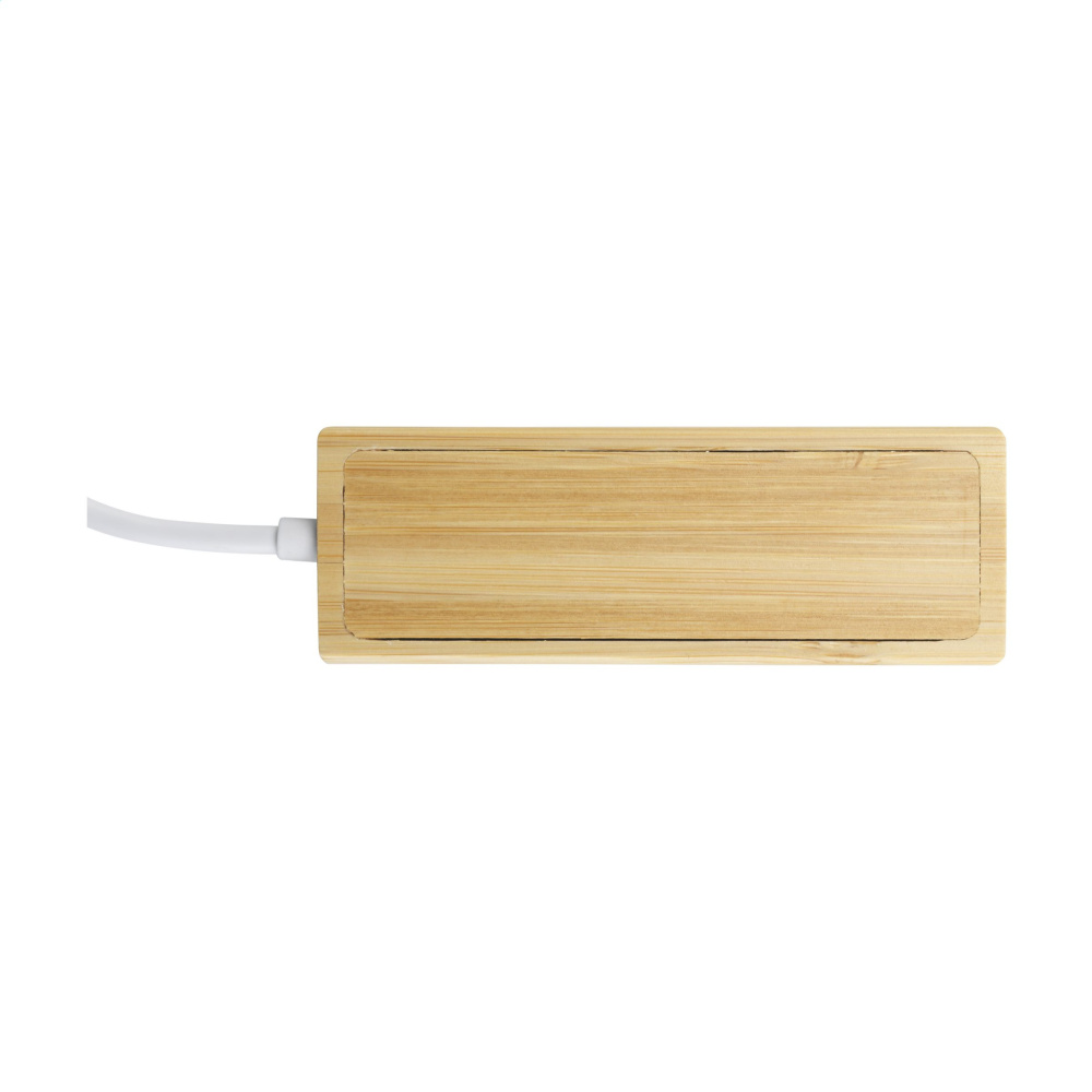Логотрейд pекламные cувениры картинка: Бамбуковый USB-концентратор