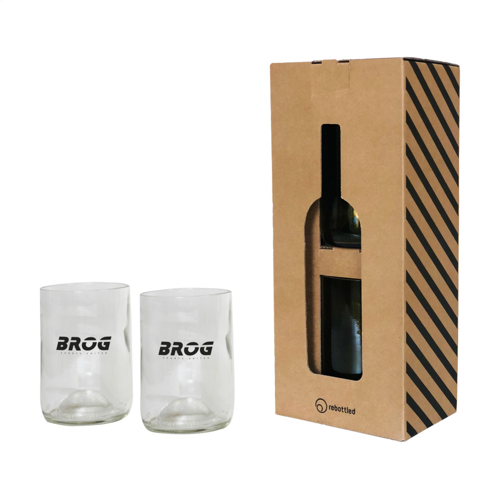 Логотрейд бизнес-подарки картинка: Rebottled® Tumbler, 2 стакана в упаковке