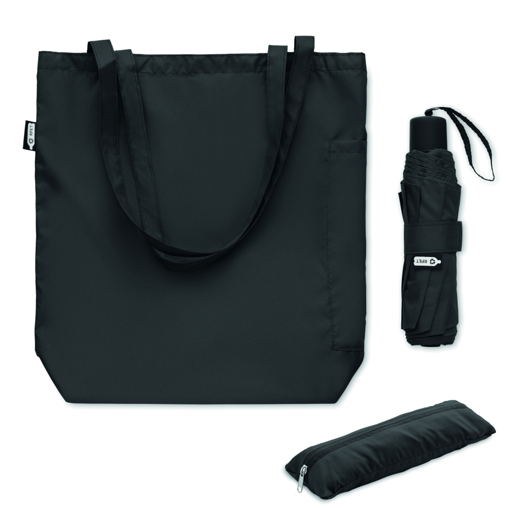 Логотрейд бизнес-подарки картинка: 21 inch RPET umbrella set