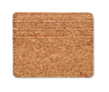 Лого трейд бизнес-подарки фото: Cork cardholder with RFID