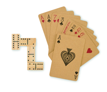 Логотрейд pекламные продукты картинка: Domino and cards set