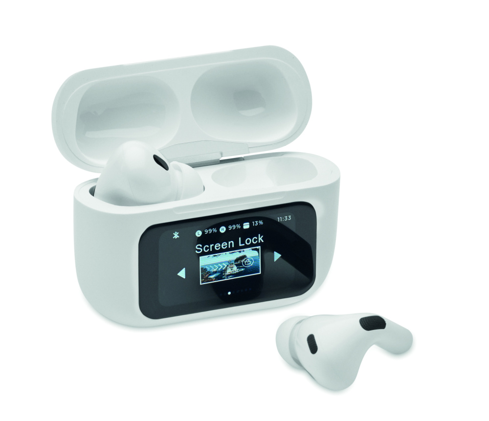 Лого трейд pекламные подарки фото: Recycled ABS TWS earbuds