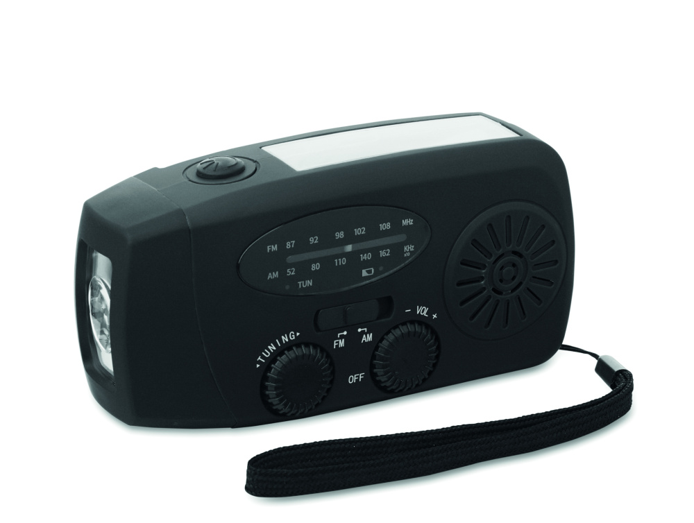 Лого трейд pекламные продукты фото: Portable radio SOS with LED torch