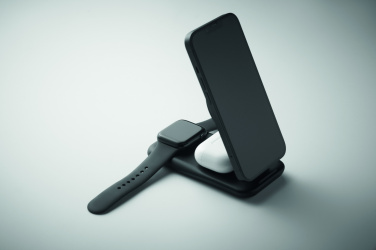 Логотрейд pекламные подарки картинка: 3 in 1 wireless charger 15W
