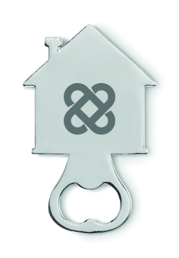 Лого трейд pекламные cувениры фото: House shape bottle opener