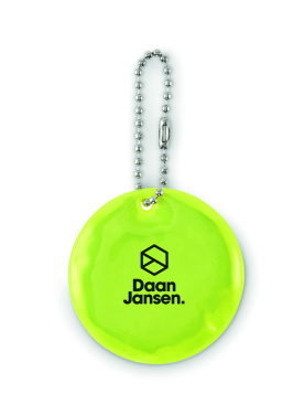 Логотрейд pекламные продукты картинка: Round reflective keyring