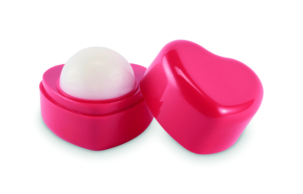 Лого трейд pекламные подарки фото: Heart shape vegan lip balm