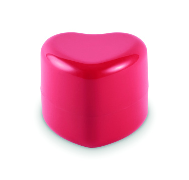 Лого трейд pекламные cувениры фото: Heart shape vegan lip balm