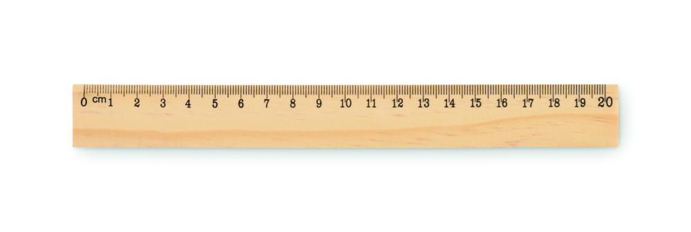 Лого трейд pекламные подарки фото: Wooden ruler 20cm