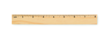 Лого трейд бизнес-подарки фото: Wooden ruler 20cm