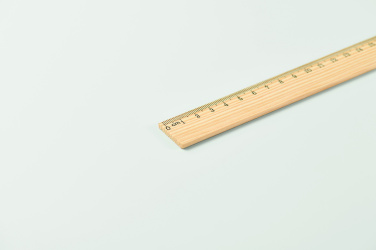 Логотрейд pекламные подарки картинка: Wooden ruler 30cm