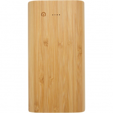 Logotrade profilprodukter bild: Tulda 20,000 mAh powerbank i bambu