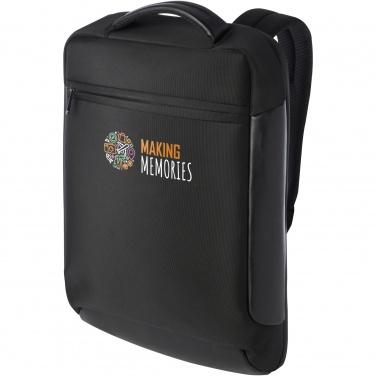 Logotrade presentreklam bild: Expedition Pro 15,6-tums kompakt laptopväska av GRS-återvunnet material, 12 l