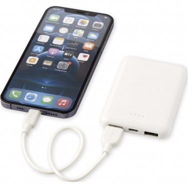 Logotrade profilprodukter bild: Asama 5 000 mAh Type C-powerbank i återvunnen plast
