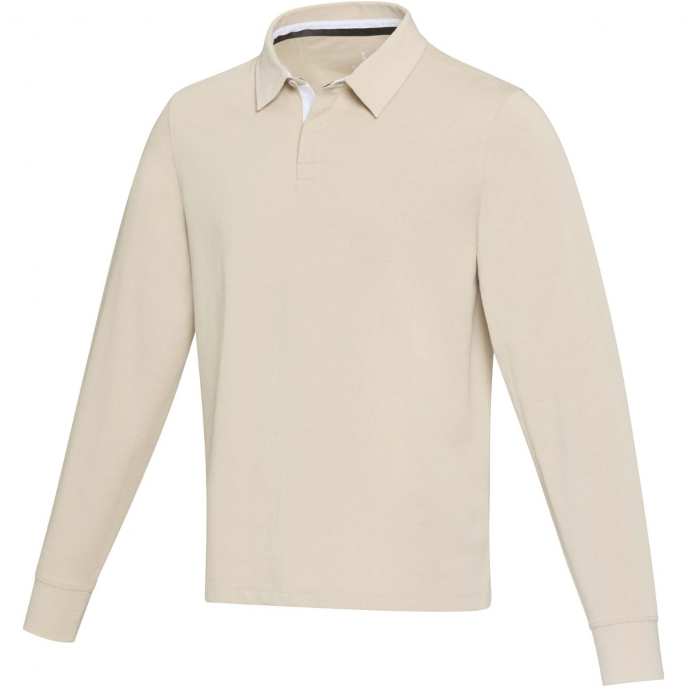 Logotrade presentreklam bild: Clyde unisex sweatshirt, rugby- och polomönstrad 
