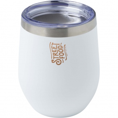 Logotrade kampanjprodukter bild: Corzo RCS-certifierad vakuumisolerad kopparmugg, 350 ml