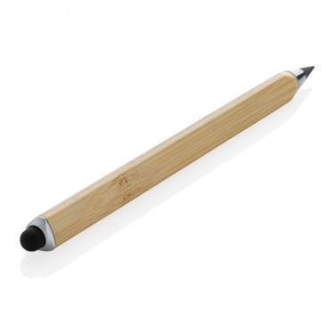 Logotrade profilreklam bild: Eon bambu multifunktionell infinity-penna