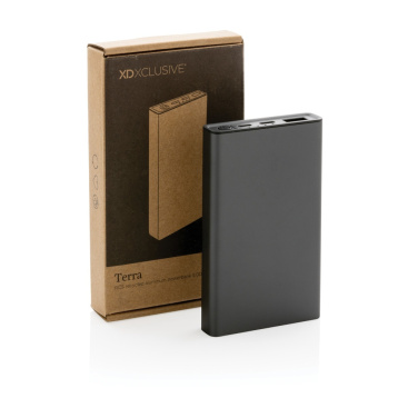 Logotrade presentreklam bild: Terra 5.000 mAh powerbank RCS återvunnen aluminium