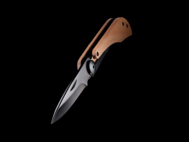 Logotrade profilreklam bild: Nemus kniv med lås i trä