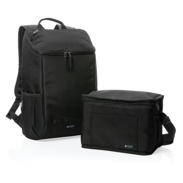 Logotrade reklamprodukter bild: Swiss Peak AWARE™ 1200D lyxig kylväska (8 burkar)