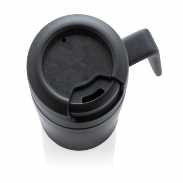 Logotrade kampanjprodukter bild: Coffee to go termosmugg med handtag