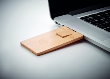 Logotrade presentreklam bild: USB minne 16GB bambu