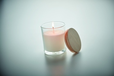 Logotrade kampanjprodukter bild: Ljus med vaniljdoft i glas