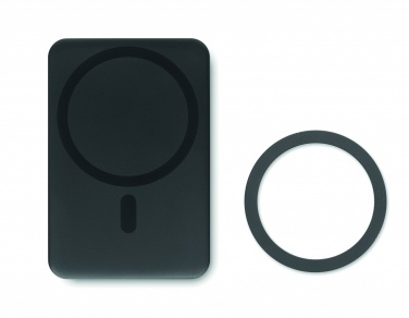 Logotrade profilprodukter bild: Powerbank trådlösladdning 15W, 5000 mAh