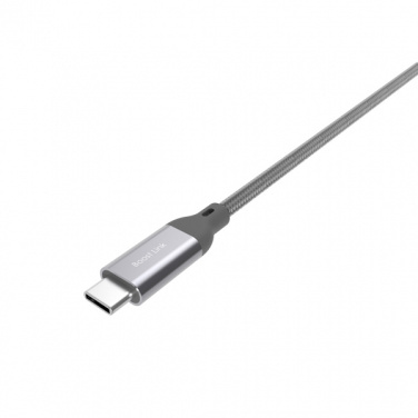 Logotrade profilprodukter bild: Nylon dataöverföringskabel LK30 Typ - C Quick Charge 3.0